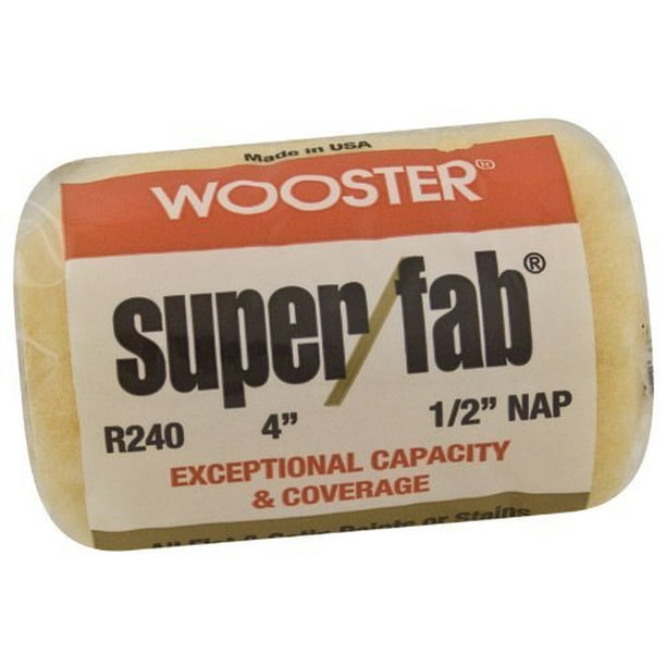Wooster Brush R240-18 Super/Fab Roller Cover Pack of 6 1/2-Inch Nap